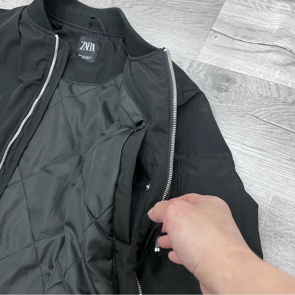Zara Bomber Lightweight Jacket - Picture 3 of 5